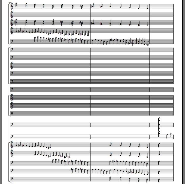 Excerpt of Maui score, poorly-rendered