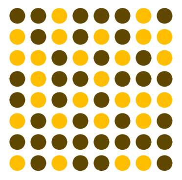 Final version of the artwork, arranged by 3rd-order Hilbert curve